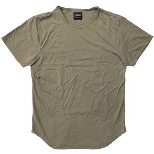 Cuts Clothing Men's Elongated Crew Signature Fit PYCA Tee T-Shirt - Laurel Oak